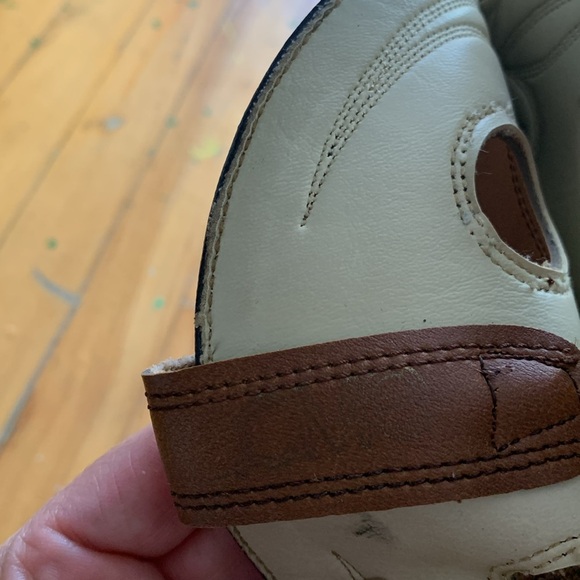 Vintage Acme men suede dingo Brown and Tan Western Cowboy Boots - Picture 8 of 8